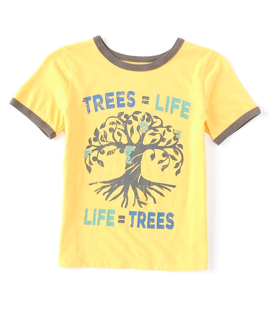 Peek Little/Big Boys 2T-12 Short-Sleeve Trees Equal Life Graphic Tee