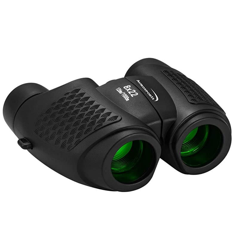 Kids Auto Focus Binoculars with High Resolution Shockproof 8x22 Binoculars Safe for Children Christmas Birthday Present Best Toy Gifts for Hiking Camping Bird Watching TravelingBlack