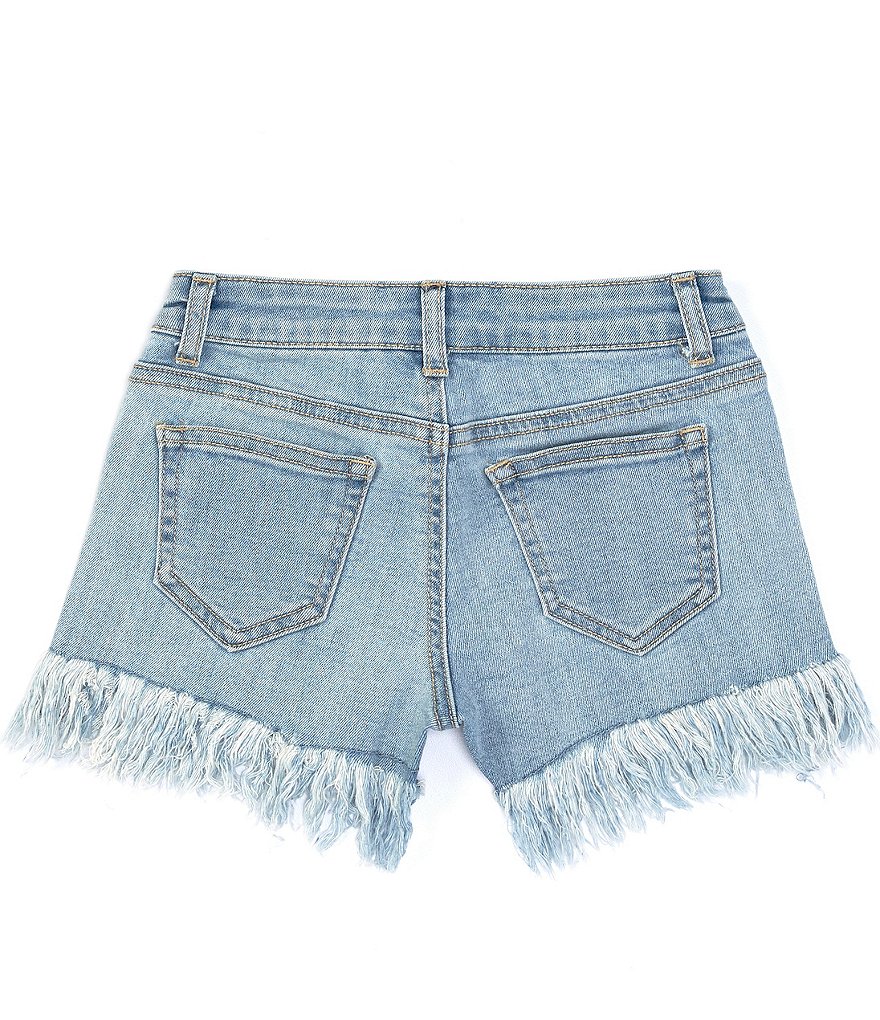 Angie Big Girls 7-14 Smocked Tie-Dye Shorts