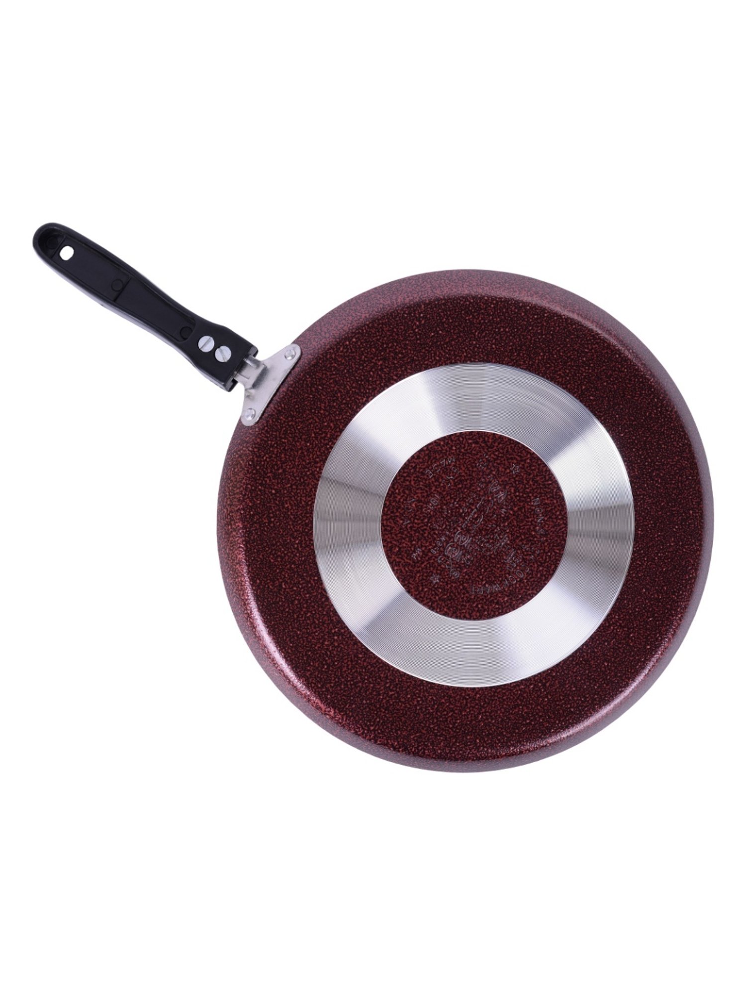 Sumeet Gold Series Pre Seasoned Cast Iron Concave Tawa for Roti 27cm 1.8kg, Gas & Induction-Friendly
