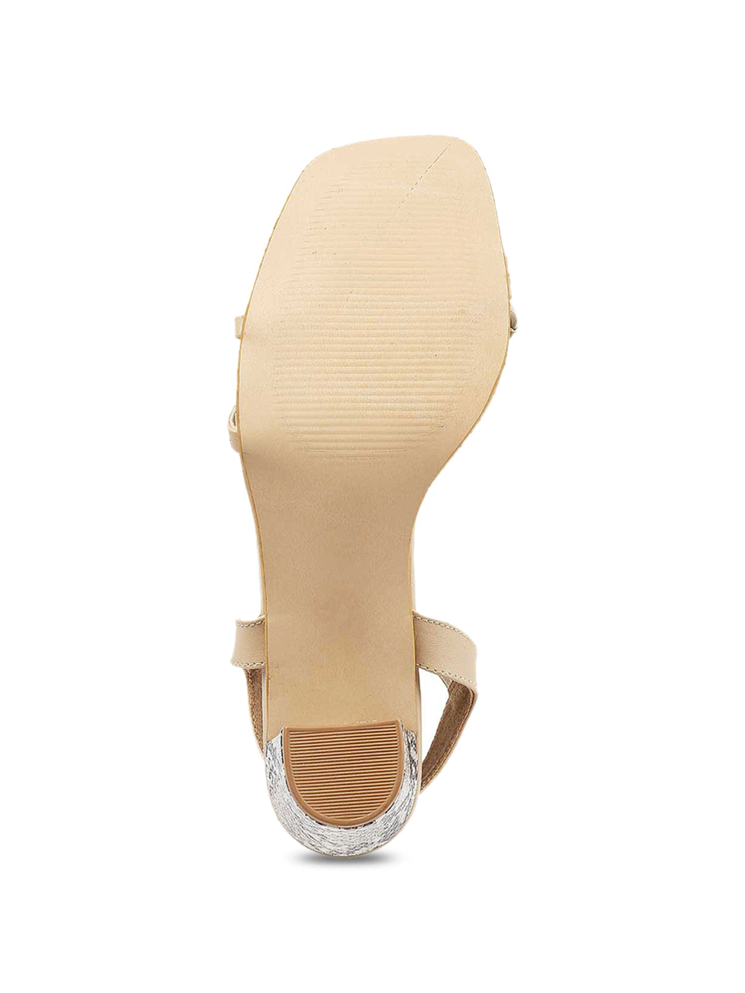 Walkway Women's Beige Ankle Strap Sandals