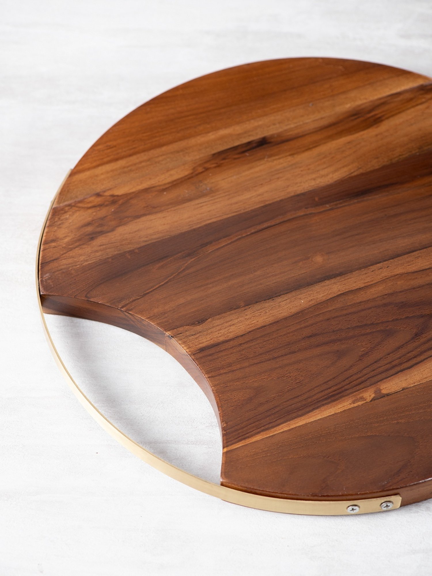 Nestroots Brown Wood Cheese Board - Set of 2