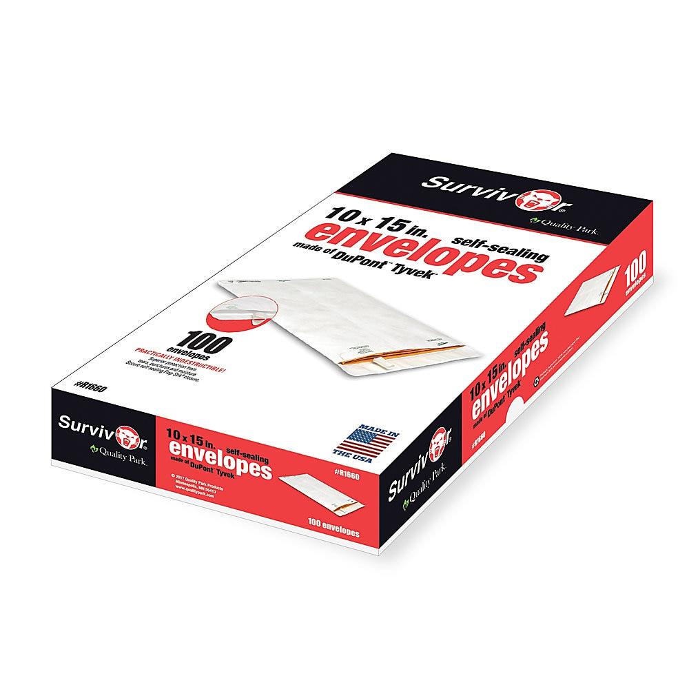 Survivor Tyvek Mailer 10 x 15 White 100/Box R1660