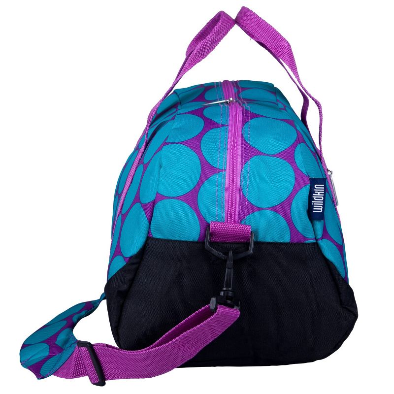 Big Dot Aqua Overnighter Duffel Bag