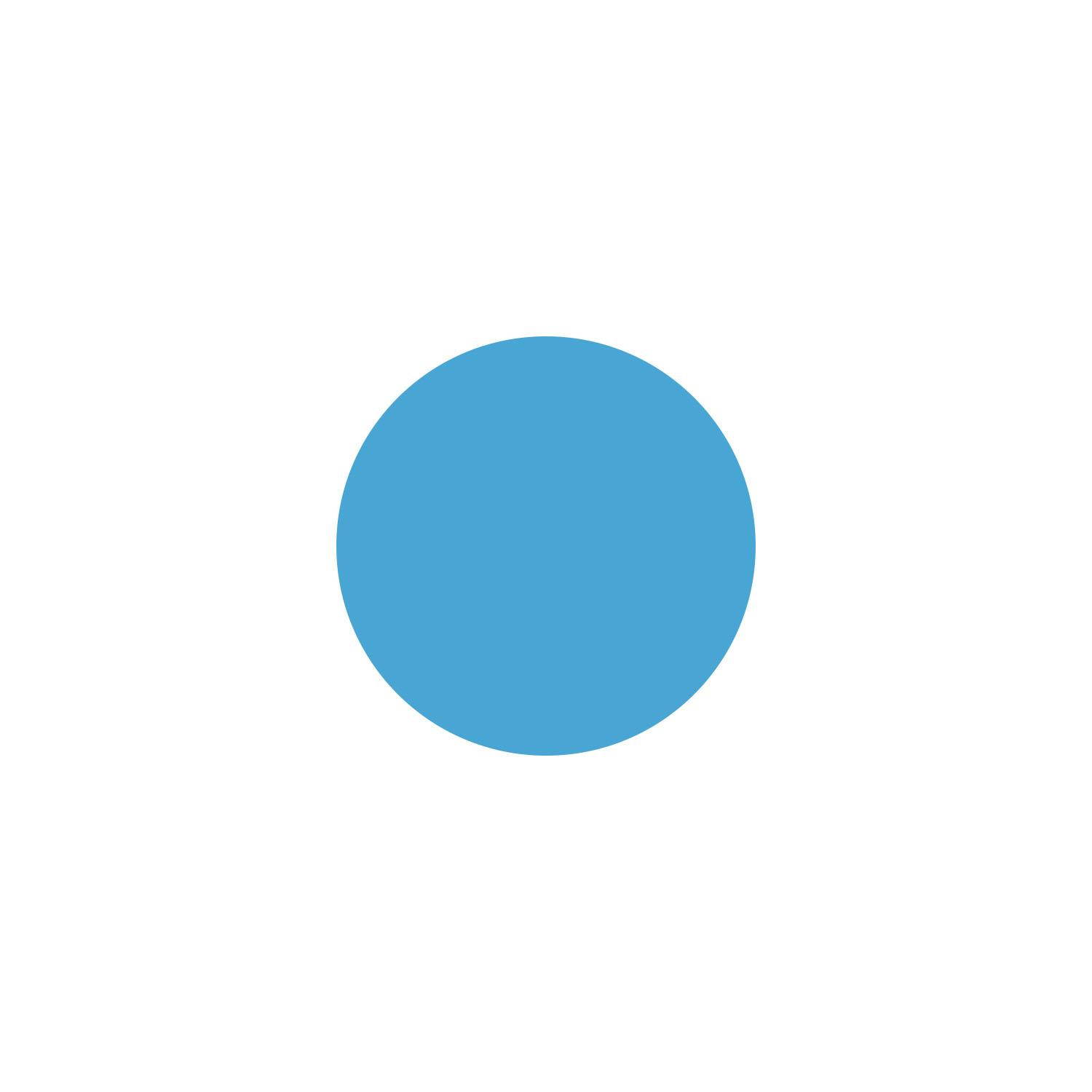 LiteMark 2 Inch Orange Dot Decals - Pack of 80