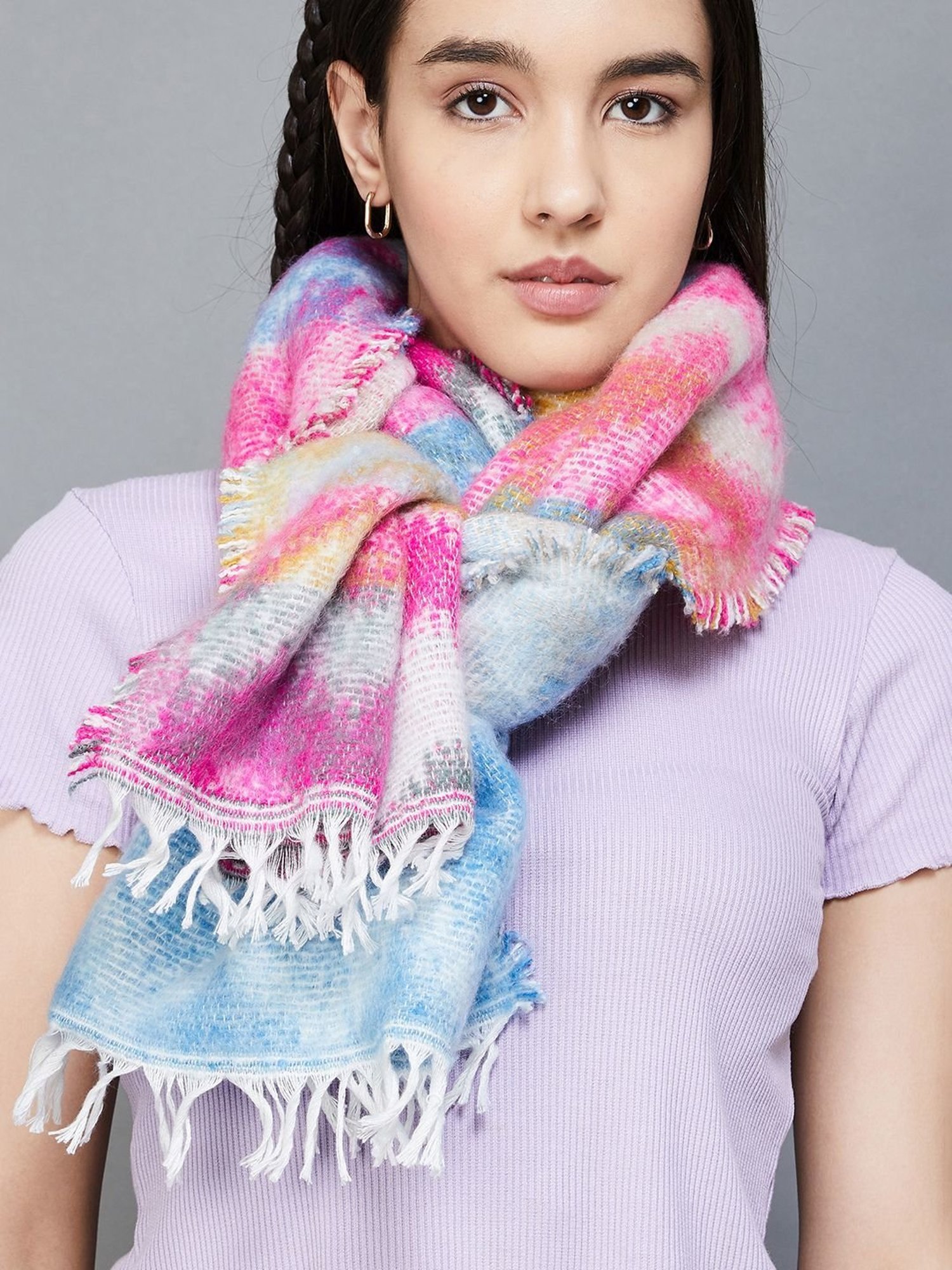 Ginger by Lifestyle Multicolored Printed Stole