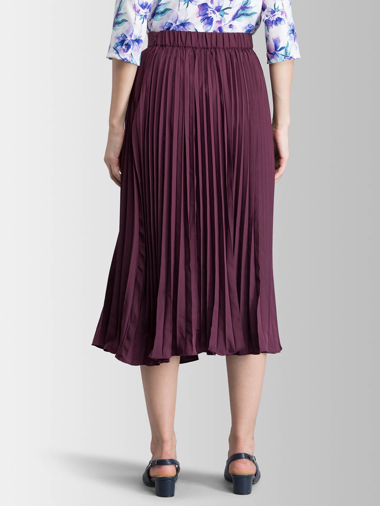 Belle Fille White Floral Print Skirt