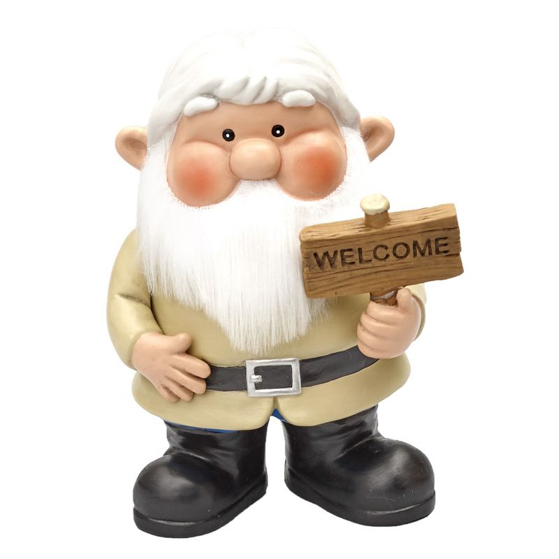 Lakeside Cute Garden Gnome with Interchangeable Seasons Outfits - 4 Clothing Sets