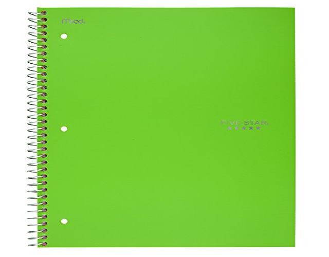 Five Star Trend Wirebound College Ruled Notebook 1 Subject - Five Star Notebooks