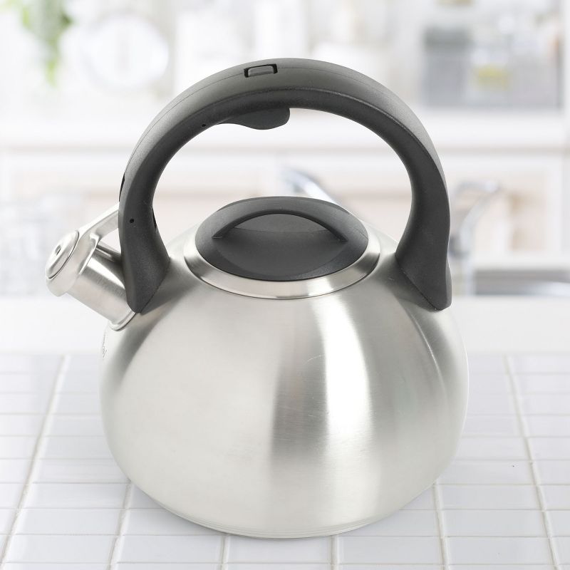 Bonjour Round Glass Teapot with Flavor Lock Infuser (34 oz)
