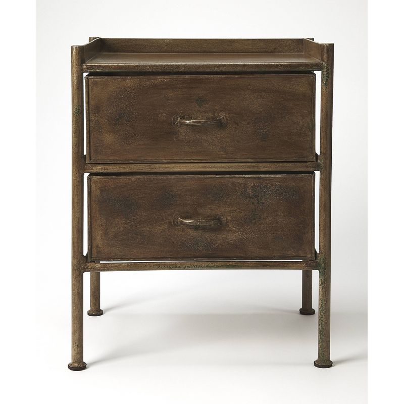 Cameron Industrial Chic Side Table Bronze - Butler Specialty