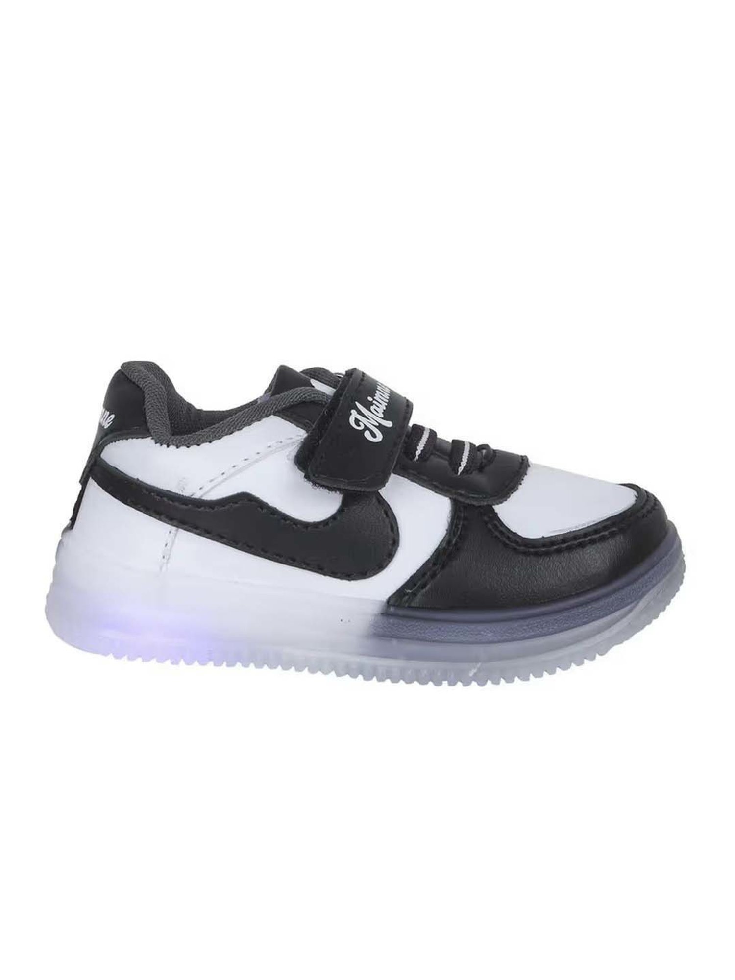 Priaansha Kids Black & White Casual Sneakers