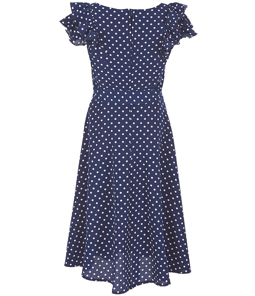 Xtraordinary Big Girls 7-16 Polka-Dot A-Line Dress