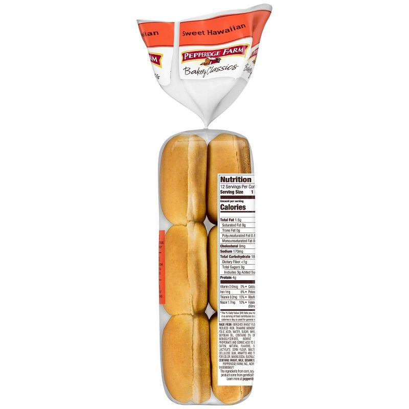 Pepperidge Farm Bakery Classics Sweet & Soft Slider Buns - 15oz/12ct