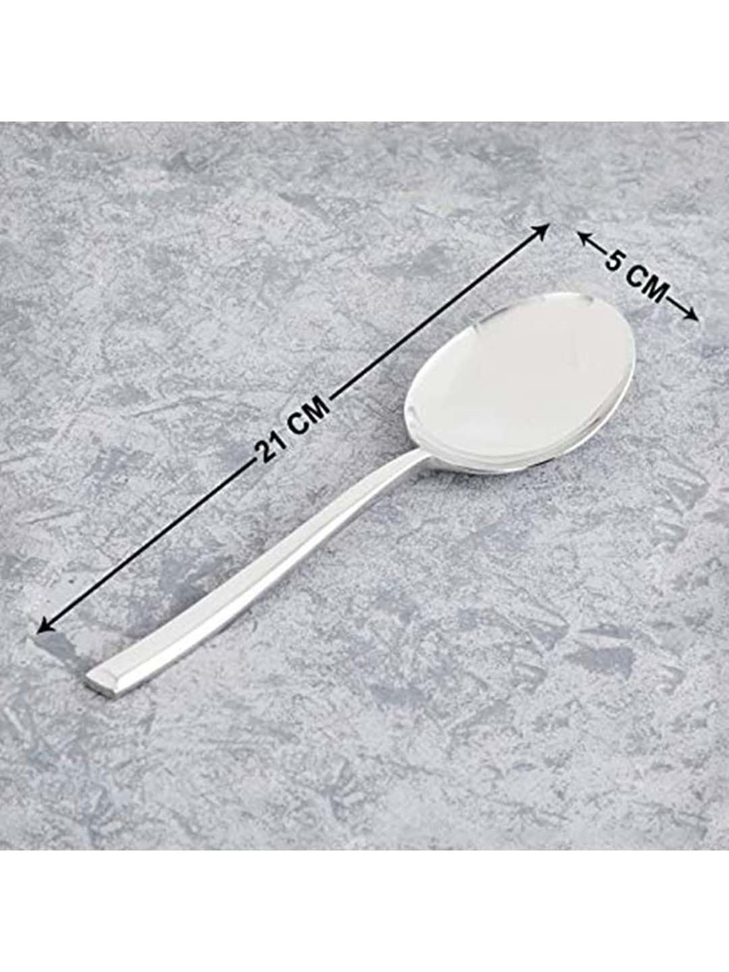 Sumeet S.S.Big Serving&Cooking Spoon Set-5pc(1 Turner,1Serving Spoon,1Skimmer,1Basting Spoon,1Ladle)