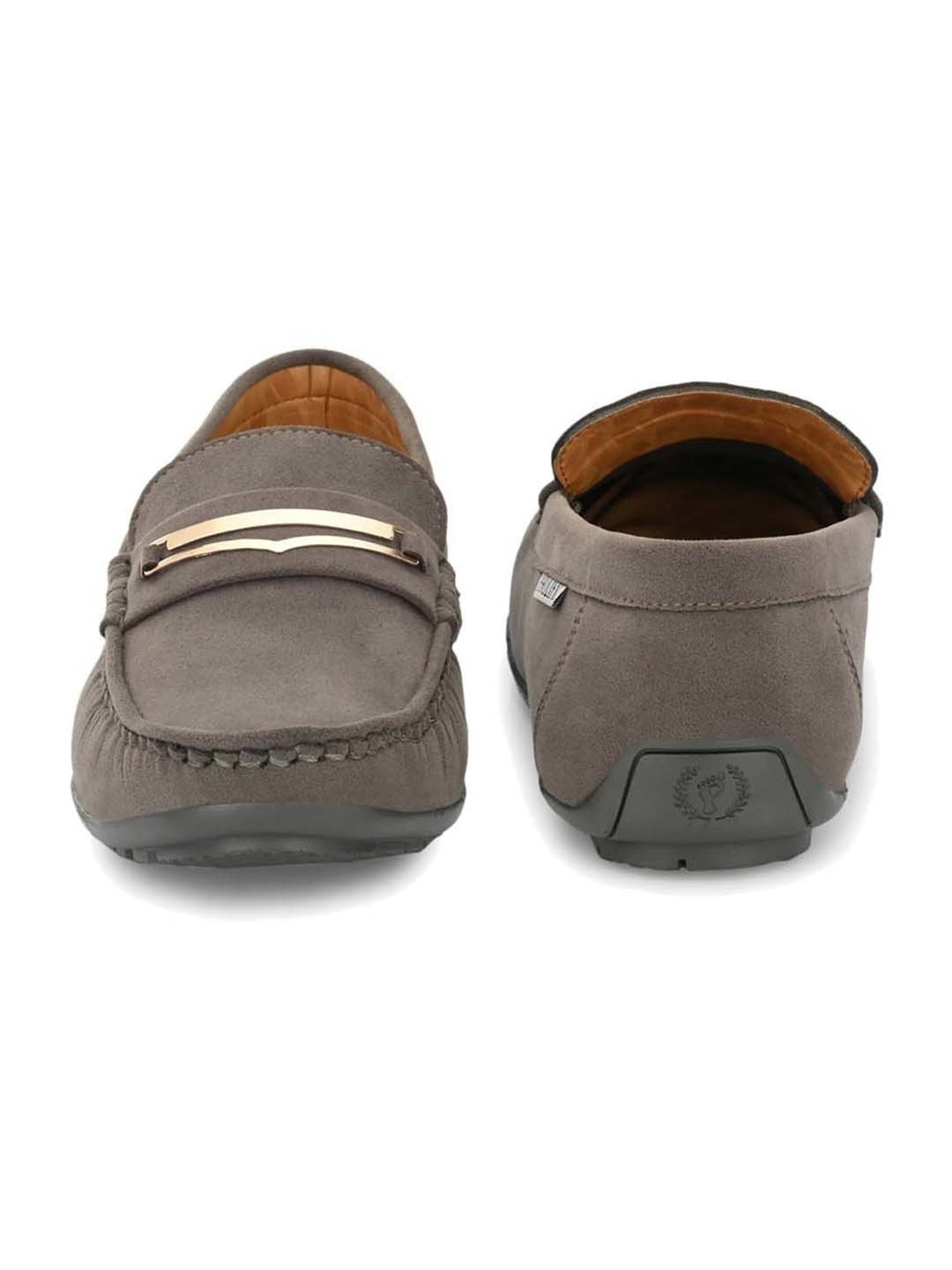 Prolific Men's Dirt Grey Casual Loafers