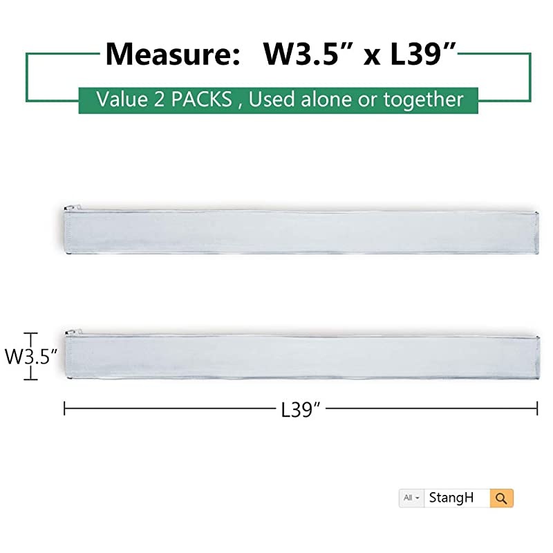 Management Sleeve with Zipup 39 Inch Durable Adjustable Cord Sleeve Wire Cover Concealer Wrap Protect s from Pets Chewing for ComputerTV Greyish White 2 Pcs