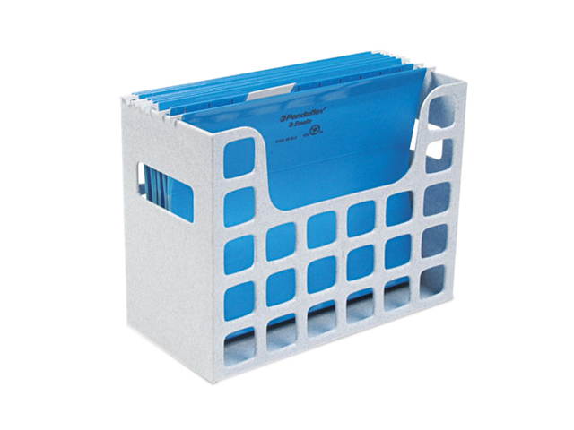 Oxford 23054 DecoFlex Letter Size Desktop Hanging File, Plastic, 12 1/4 x 6 x 9 1/2, Granite