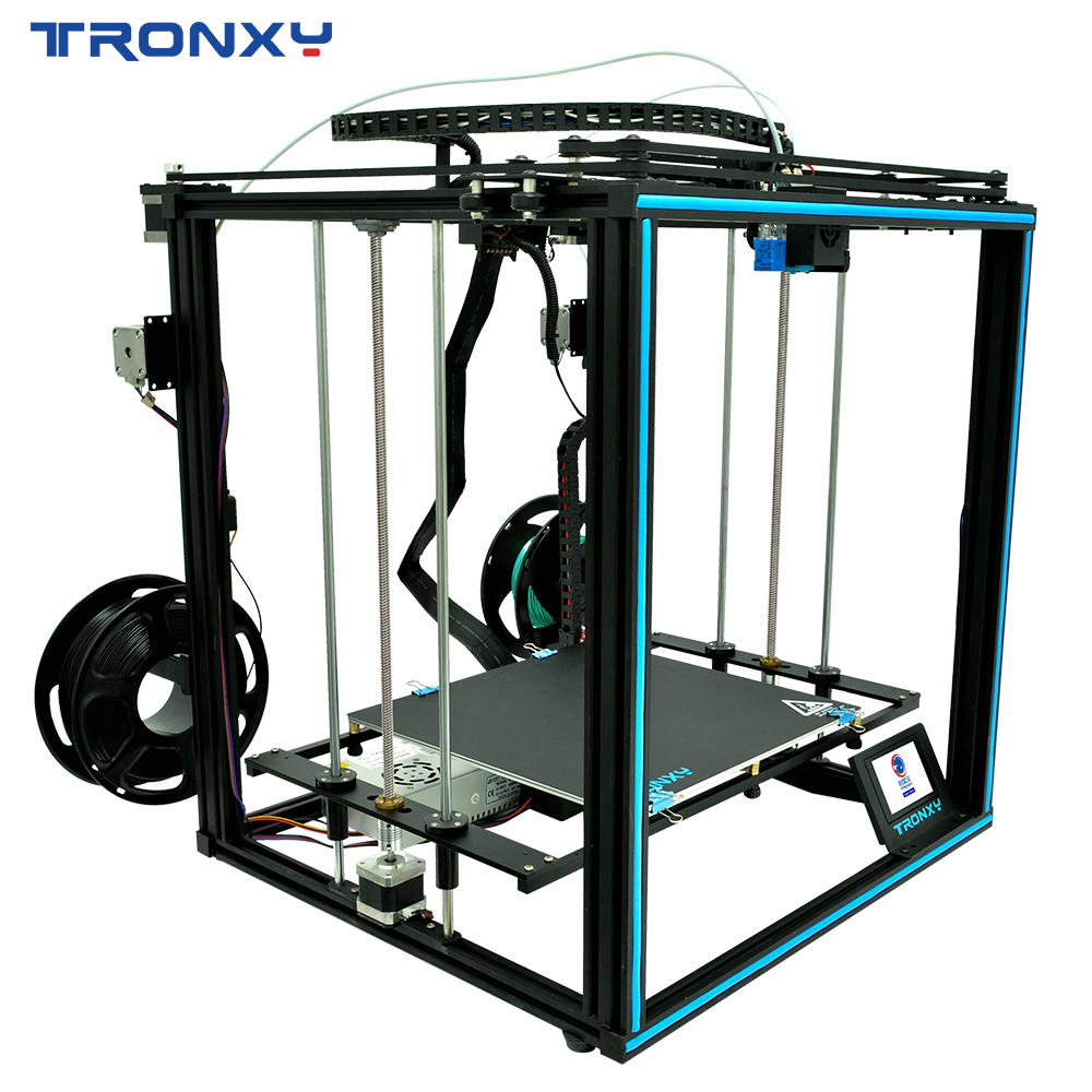 Tronxy Large Size 330X330X400MM X5SA-2E Two-color Printing DIY 3.5inch Full Color Touch Screen 3d-printer