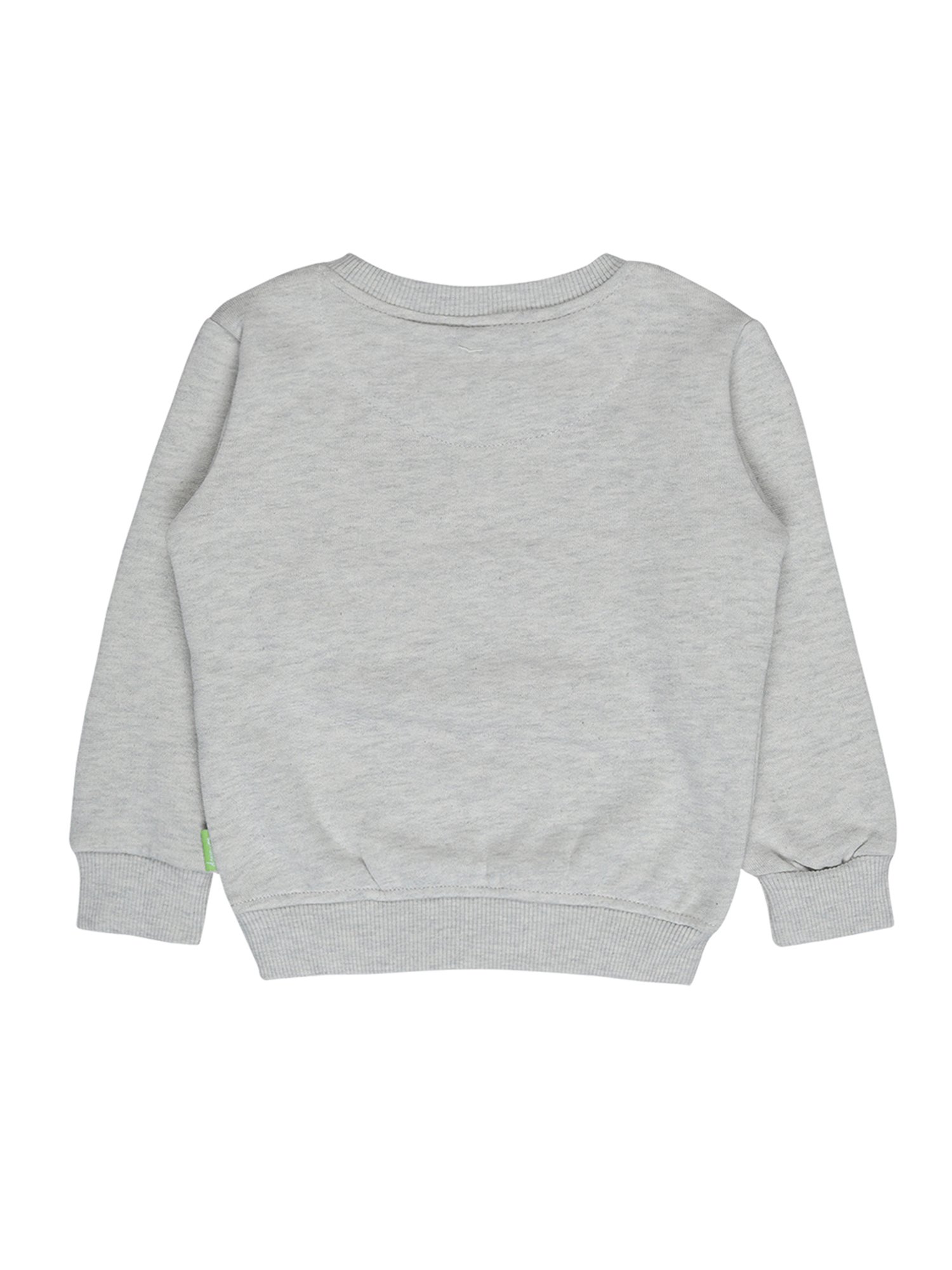 Bodycare Kids Grey Printed Full Sleeves Sweatshirt