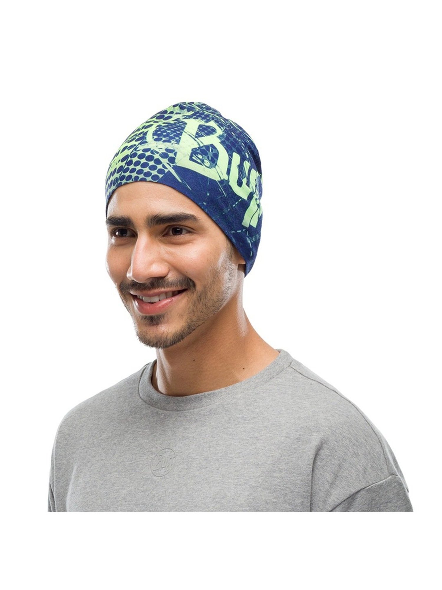BUFF Navy Printed Beanies