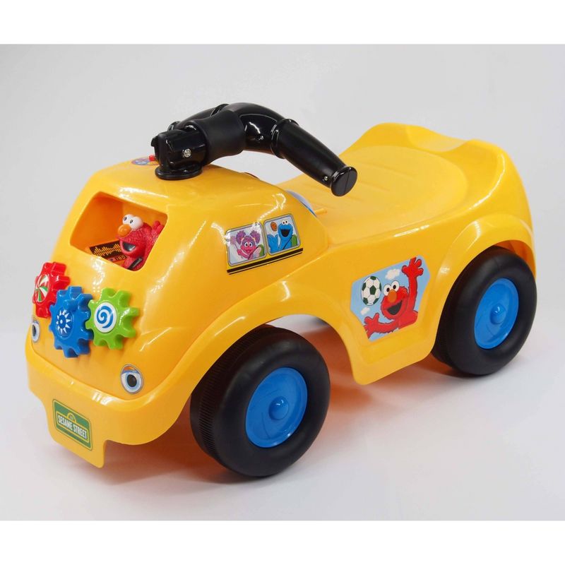 Sesame Street Elmo School Bus Lights N' Sounds Ride-On