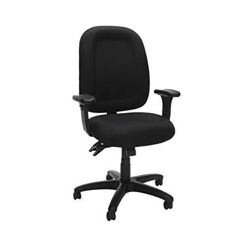 Ergonomic Executive Task Chair w Seat & Back Tilt Feature (Black)