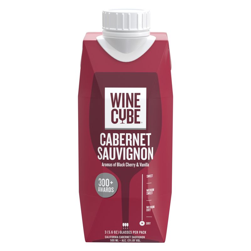 Cabernet Sauvignon Red Wine - 500ml Carton - Wine Cube™