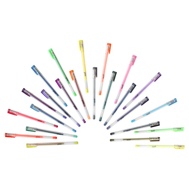 Color & Glitter Color Gel Pens Multicolor-24 Pack - Yoobi™
