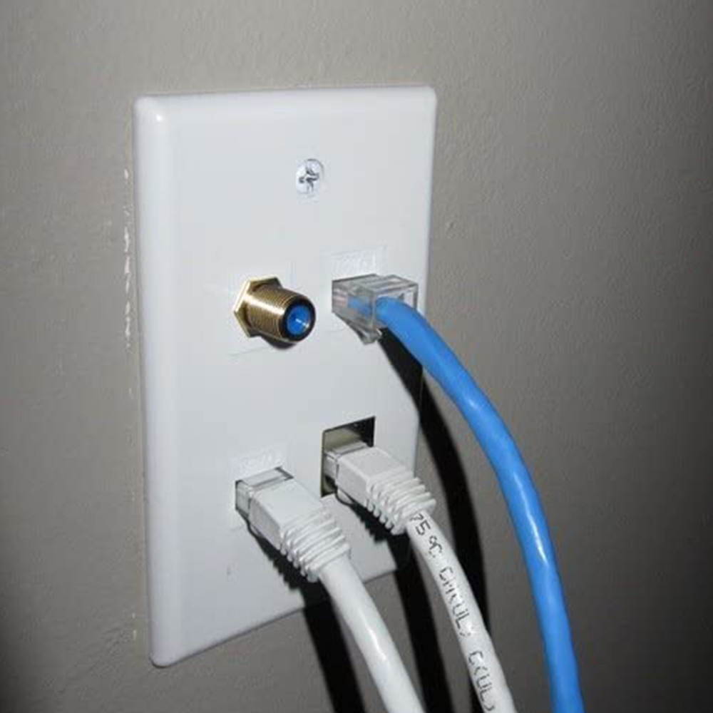 iMBAPrice - Keystone Style Wall Plate - 1 Port