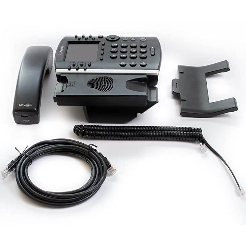 220046162025 VVX 410 12Line IP Phone Gigabit PoE Power supply not included Renewed