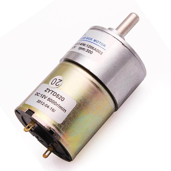 12V DC 300 RPM Gear-Box Speed control Electric Motor Low noise