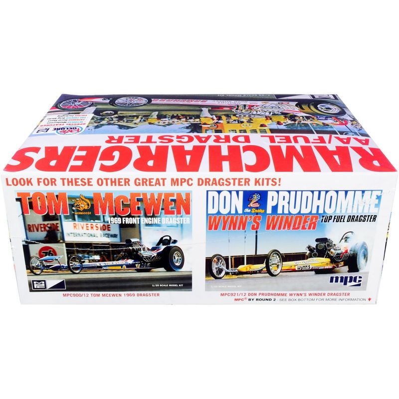 Skill 2 Model Kit Ramchargers AA/Fuel Dragster 1/25 Scale Model by MPC