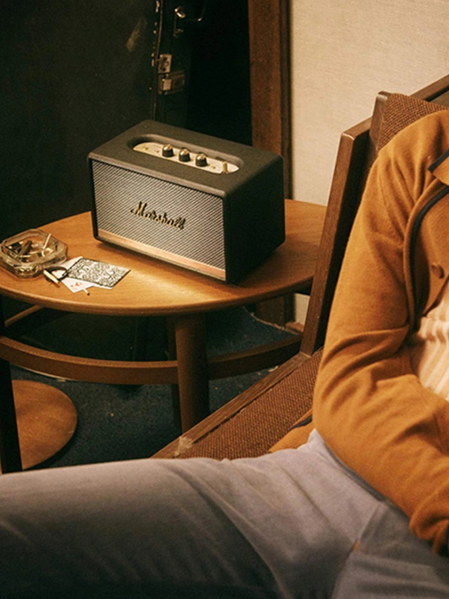 Marshall Acton II 60 Watt Wireless Bluetooth Speaker (Black)