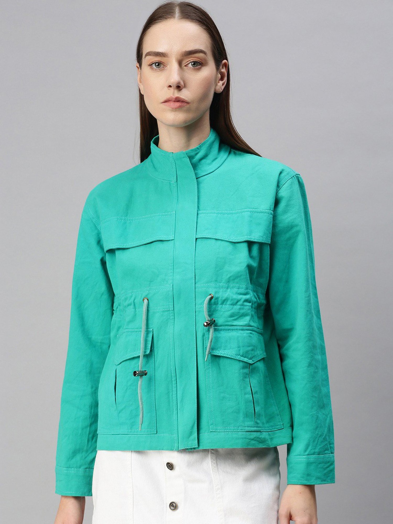 VOXATI Blue Regular Fit Jacket