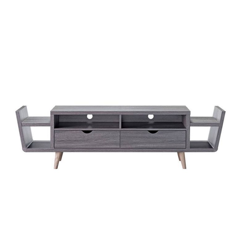 70" Auguste TV Stand Dark Gray - miBasics