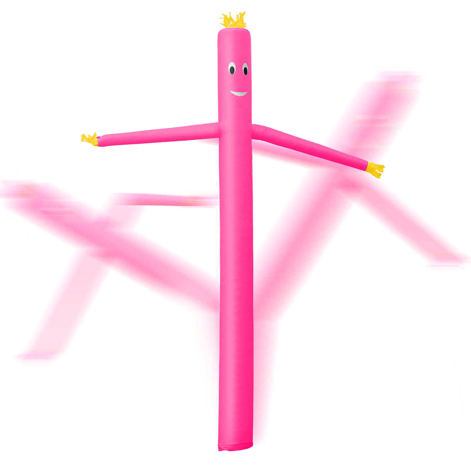 20 ft Iatable Wacky Waving Flailing Arms Tube Man - Pink Dancing Air Puppet