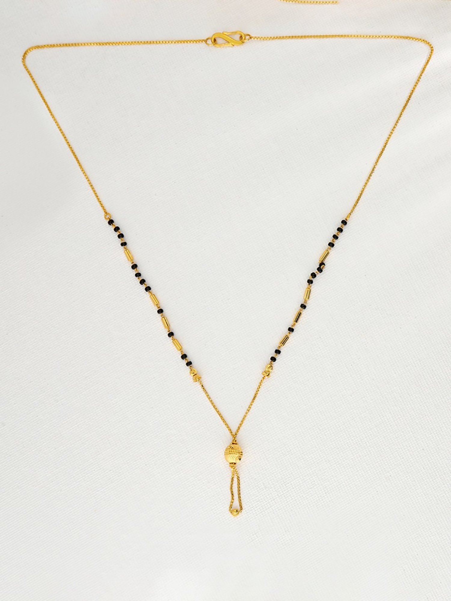 P.N.Gadgil Jewellers Noir Grace 22k Gold Mangalsutra