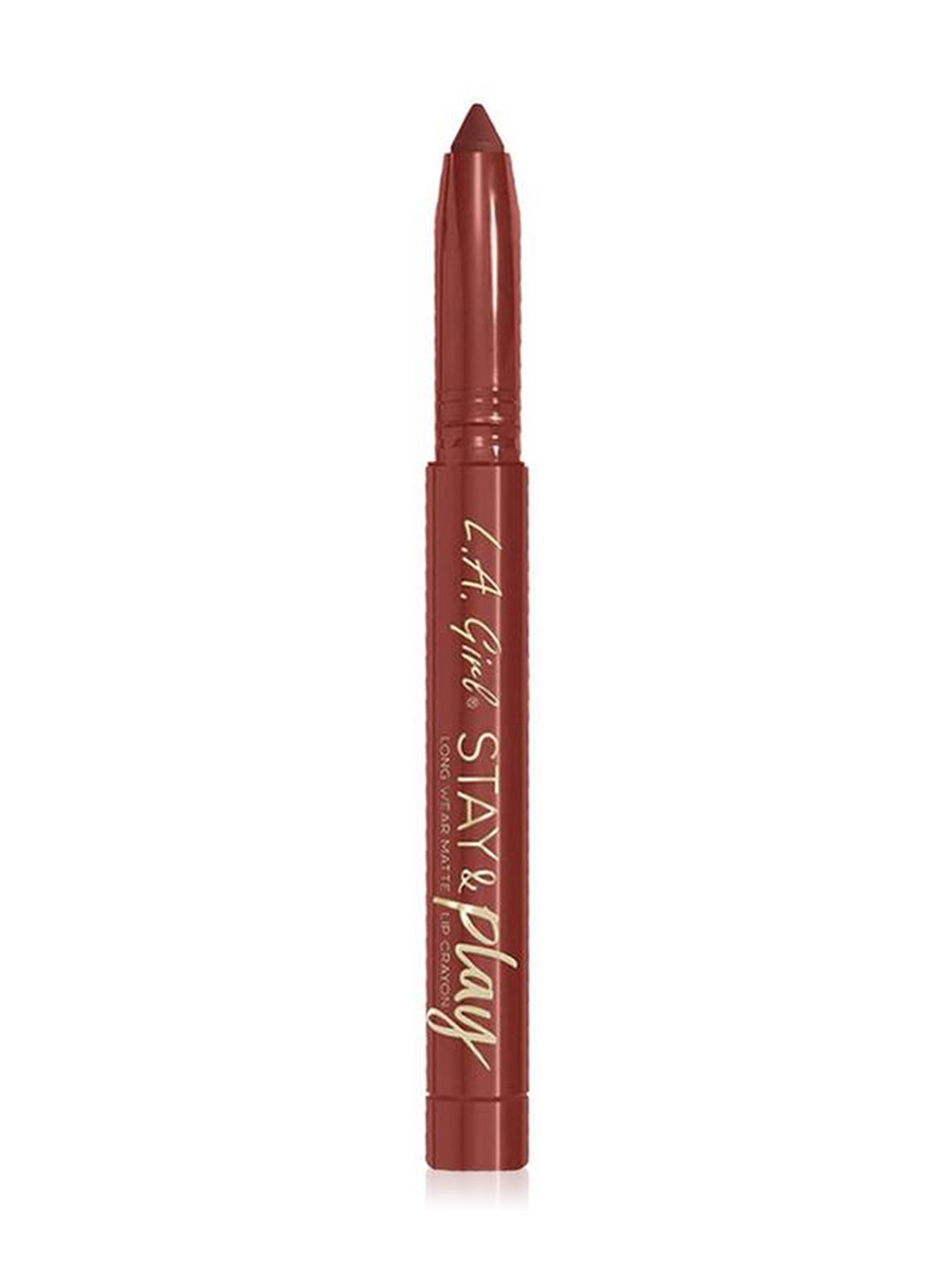 L.A. Girl Stay & Play Long Wear Matte Lip Crayon Here For It - 1.4 gm