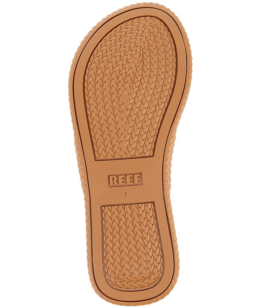 Reef Women's Cushion Sol Snake Embossed Sandals