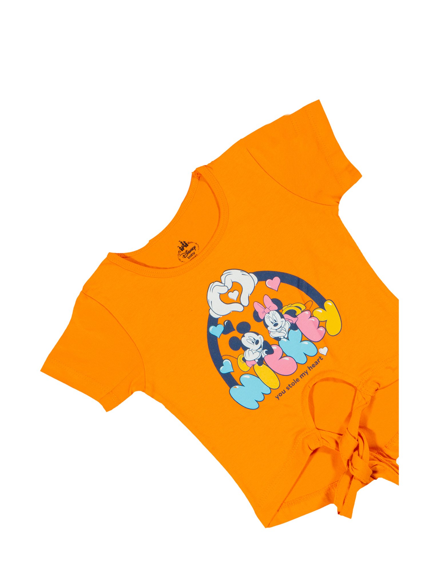Bodycare Kids Orange Printed T-Shirt