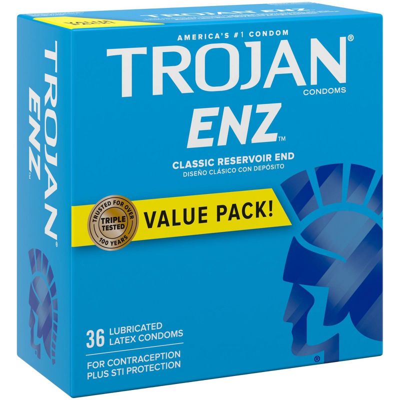 Trojan ENZ Lubricated Condoms - 36ct