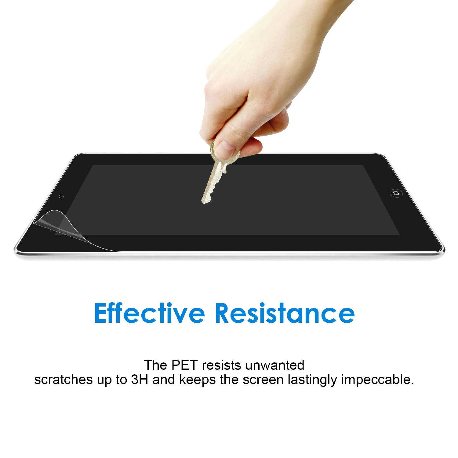 JETech Screen Protector for Apple iPad 2 3 4 (Old Versions) PET HD Film 2-Pack