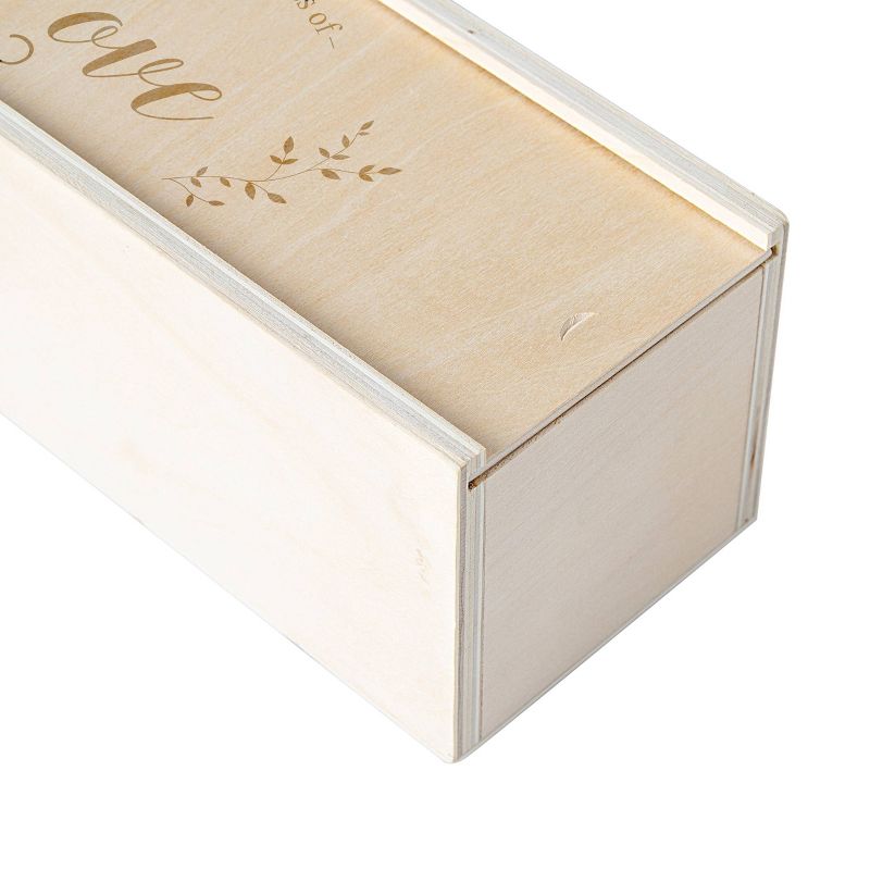 "Building Memories Of Love" Wooden Block Guestbook