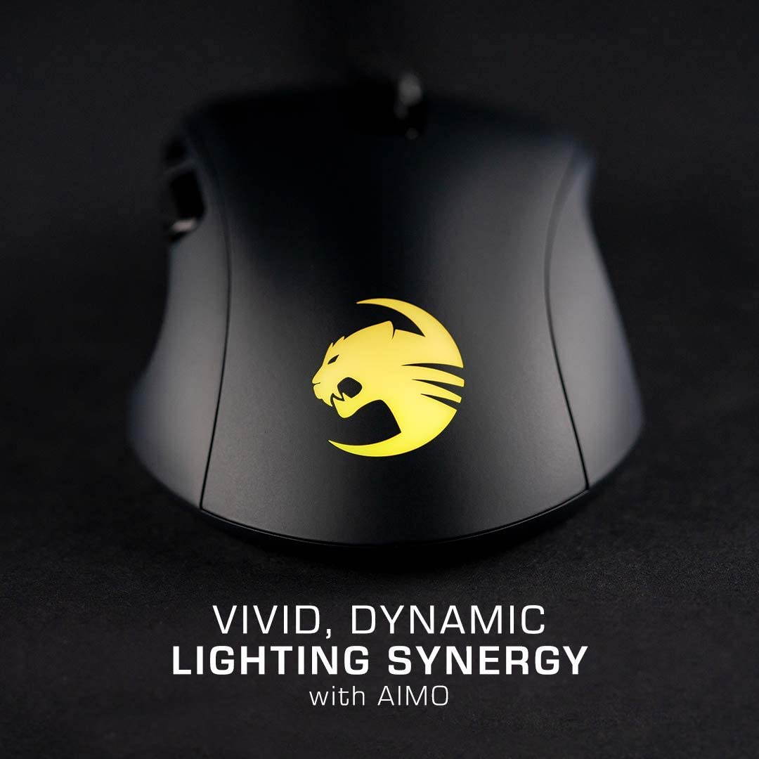 ROCCAT ROC-11-730 Kone Pure Ultra - Light Ergonomic Gaming Mouse (16000 Dpi Optical Sensor RGB Lighting Ultra Light) Pink