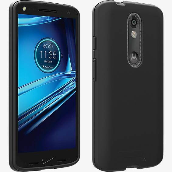 Verizon Silicone Cover Protective Case for Motorola Droid Turbo 2 - Matte Black