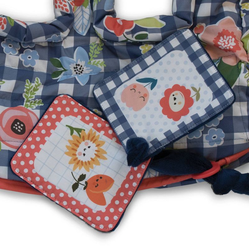 Boppy Shopping Cart and Restaurant High Chair Cover - Navy Blooms