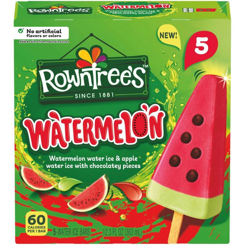 Rowntree Frozen Watermelon Bar - 12.3fl oz/5pk