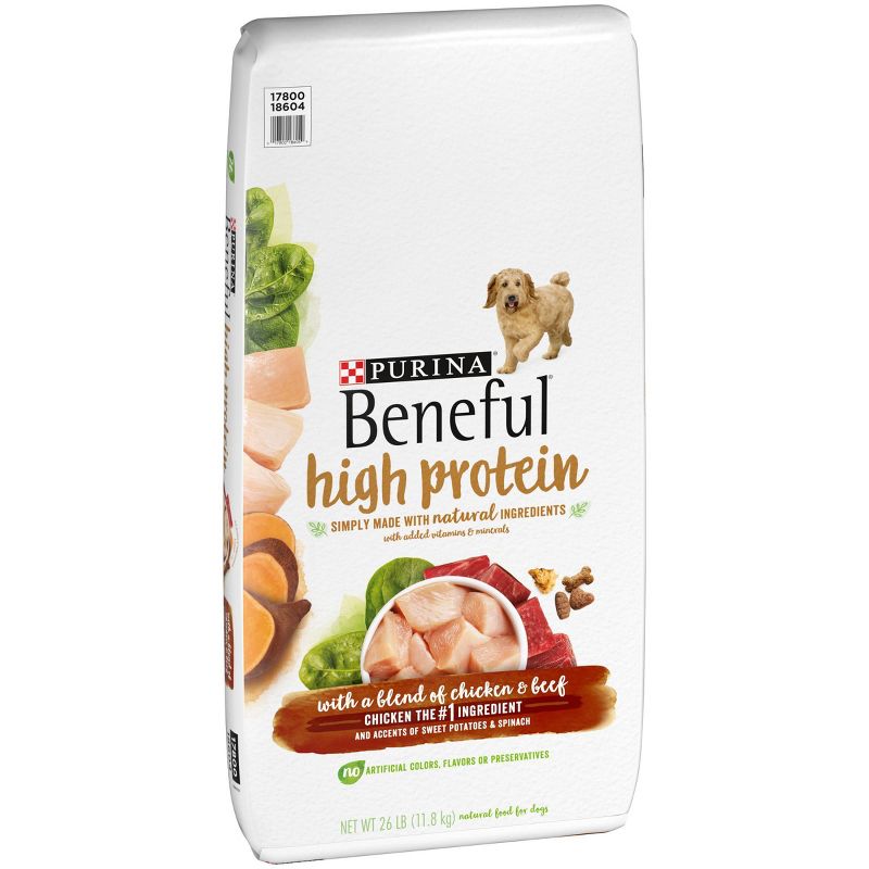 Purina Beneful High Protein with a Blend of Chicken & Beef Dry Dog Food - 26lbs