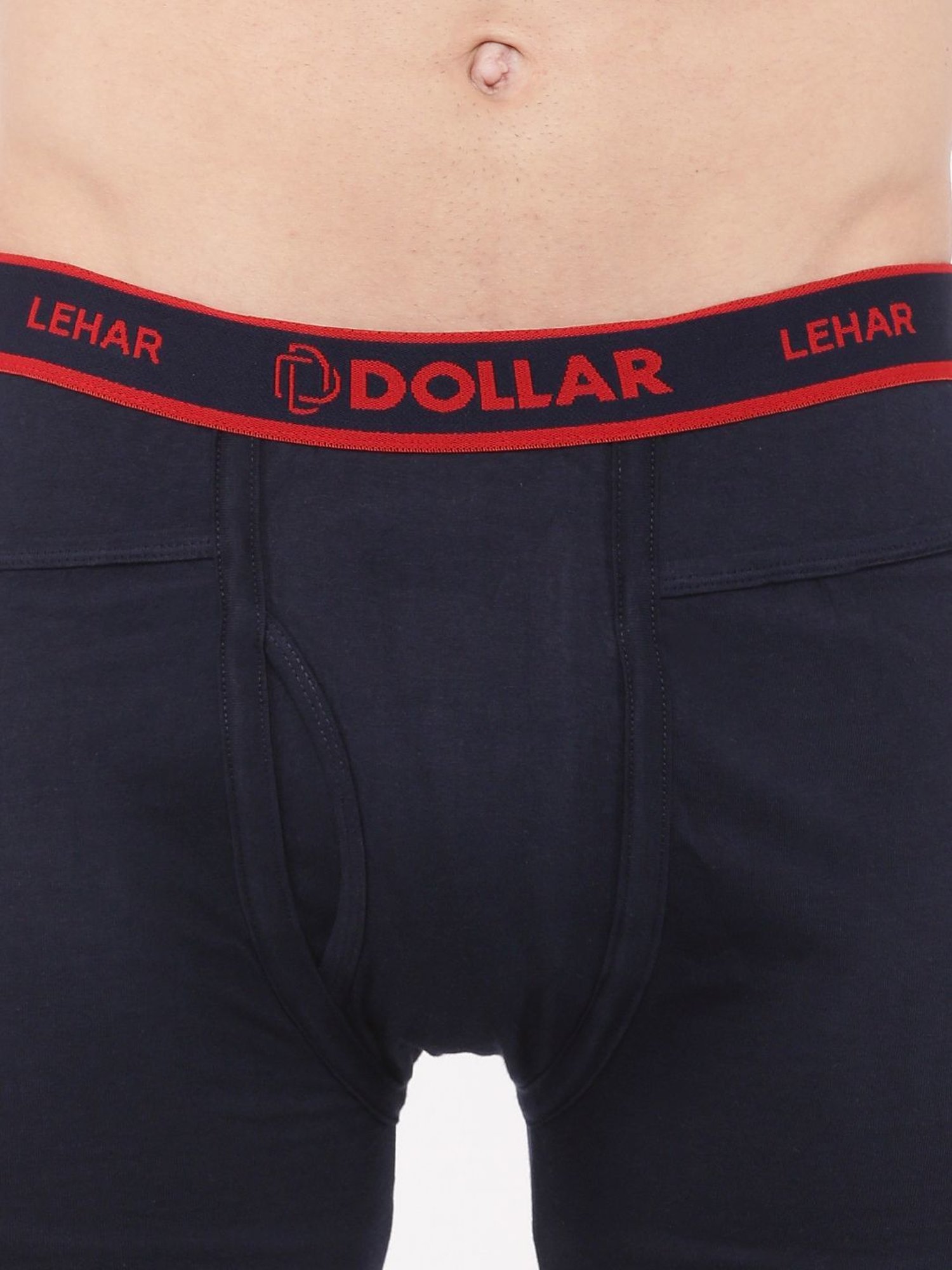 Dollar Lehar Assorted Cotton Regular Fit Trunks - Pack Of 2